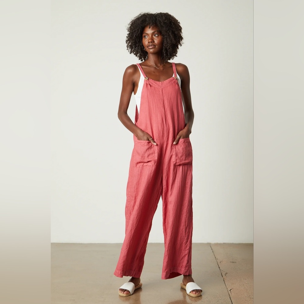 Velvet by Graham & Spencer Pink Jumpsuit